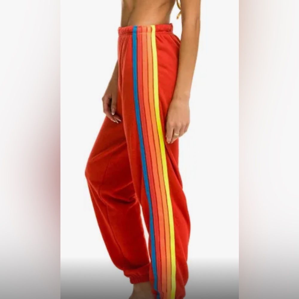 Aviator Nation 5 Stripe Sweatpant XS